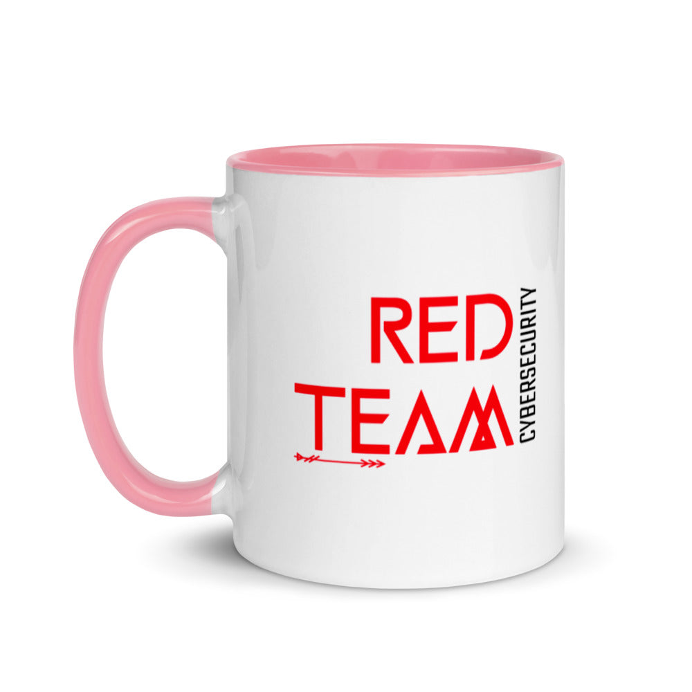 Cyber Security Red Team v4 - Mug with Color Inside by DarkByteGear