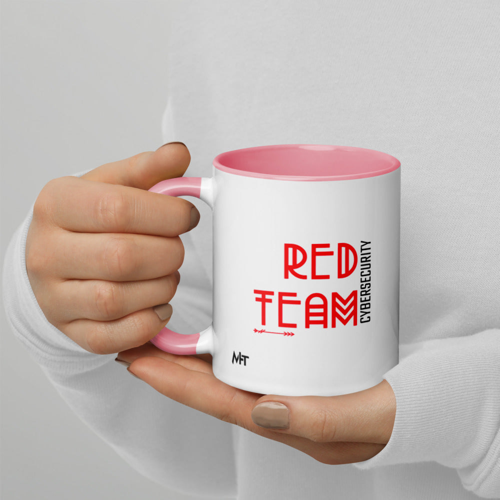 Cyber Security Red Team v5 - Mug with Color Inside by DarkByteGear