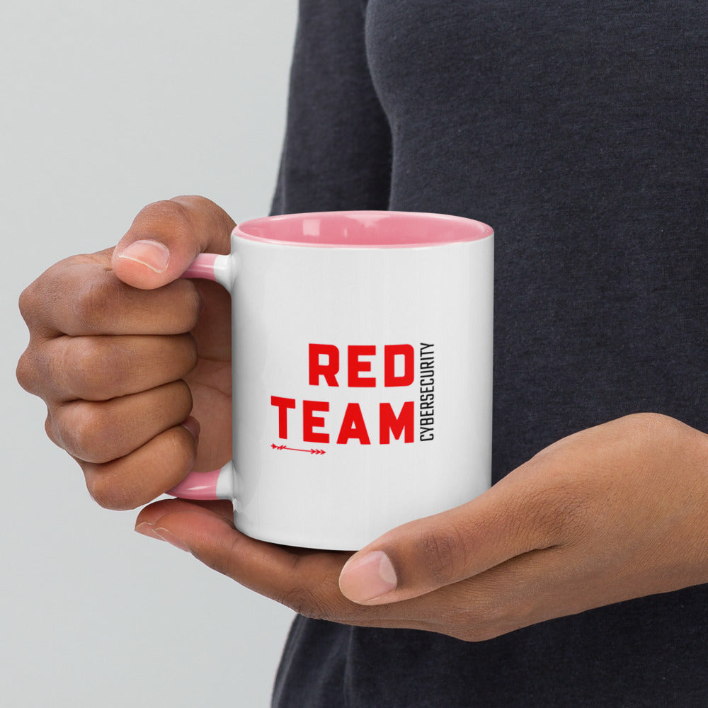 Cyber Security Red Team v7 - Mug with Color Inside by DarkByteGear