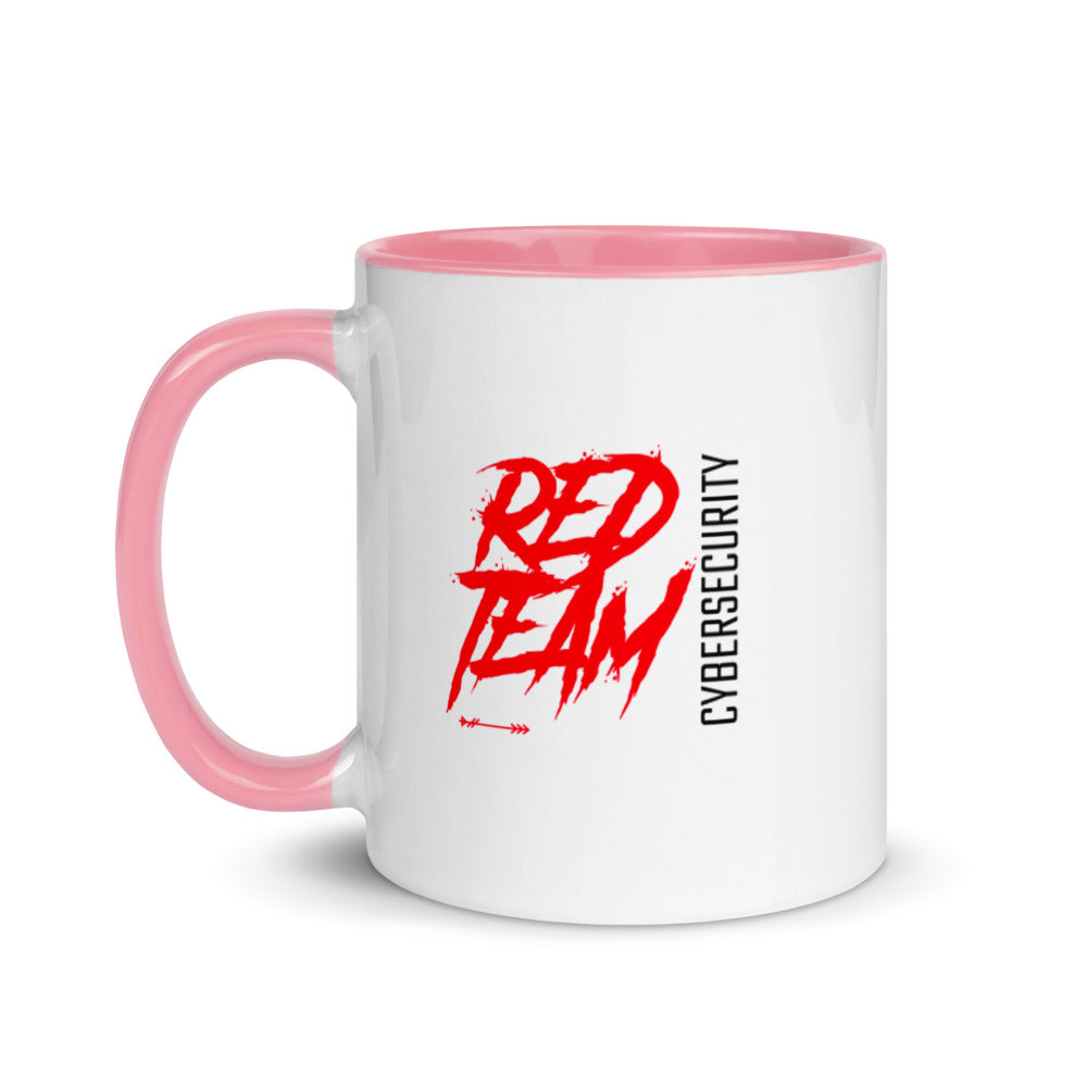 Cyber Security Red Team V10 - Mug with Color Inside by DarkByteGear