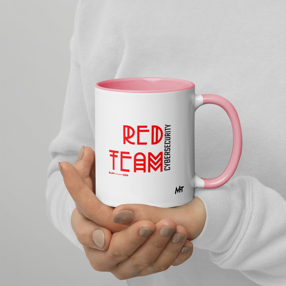 Cyber Security Red Team v5 - Mug with Color Inside by DarkByteGear