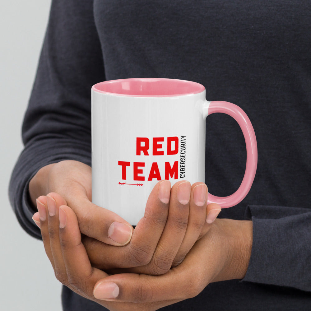 Cyber Security Red Team v7 - Mug with Color Inside by DarkByteGear