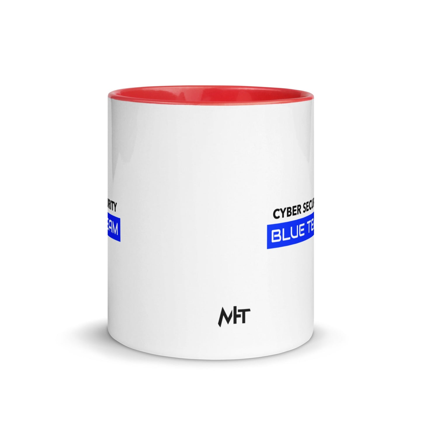 Cyber Security Blue Team V12 - Mug with Color Inside by DarkByteGear