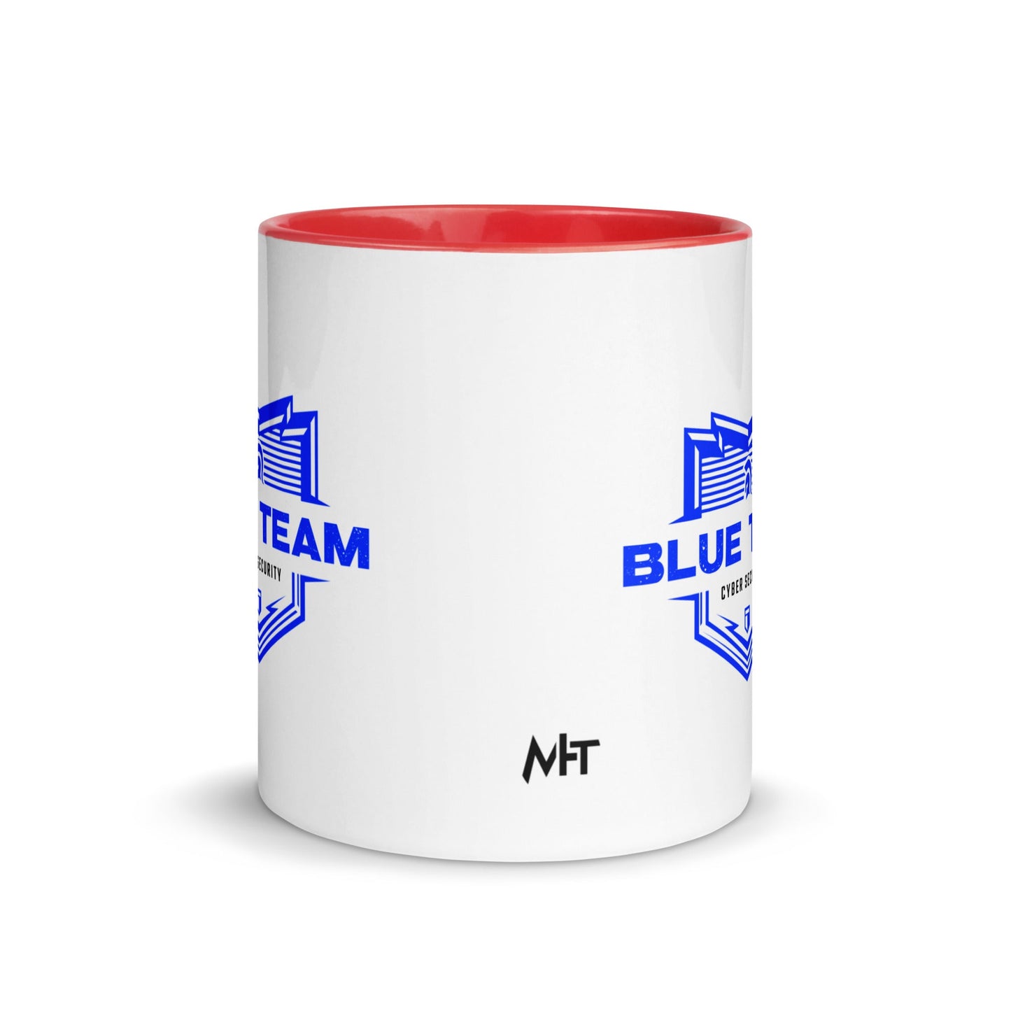 Cyber Security Blue Team V14 - Mug with Color Inside by DarkByteGear