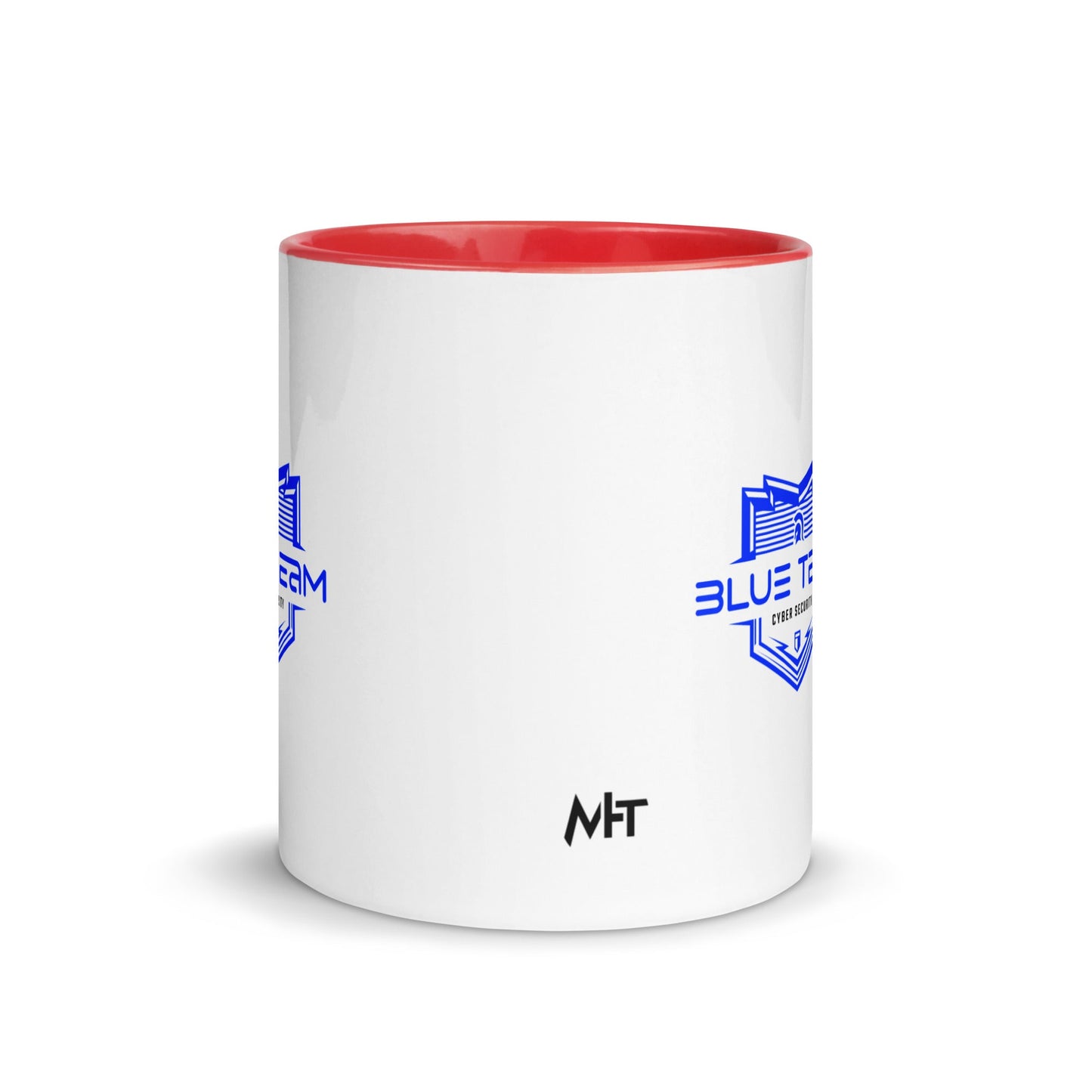 Cyber Security Blue Team V15 - Mug with Color Inside by DarkByteGear