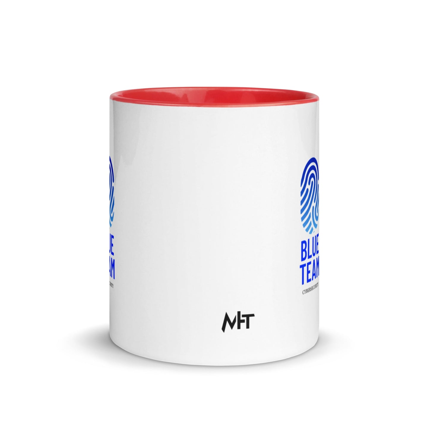 Cyber Security Blue Team V2 - Mug with Color Inside by DarkByteGear