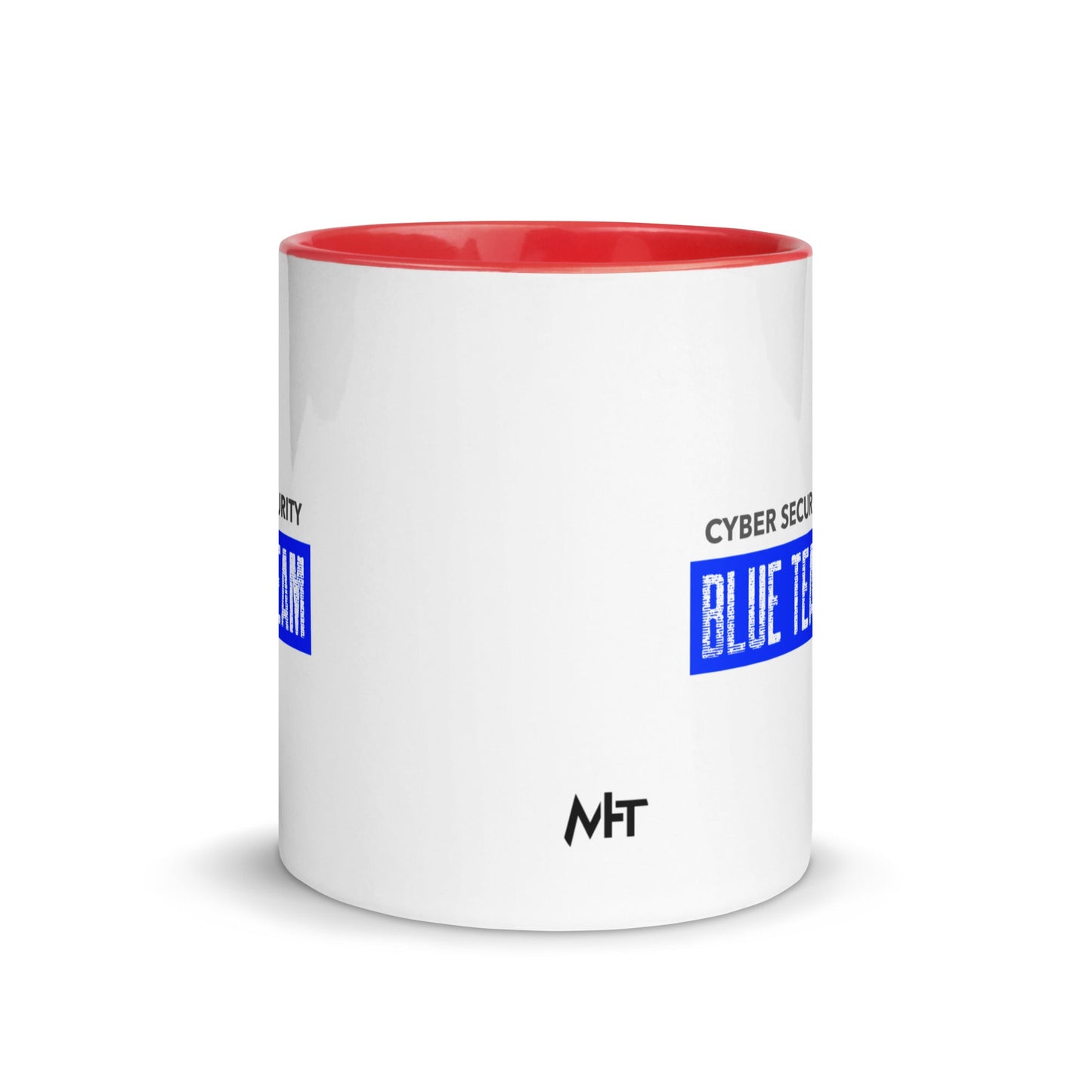 Cyber Security Blue Team V5 - Mug with Color Inside by DarkByteGear