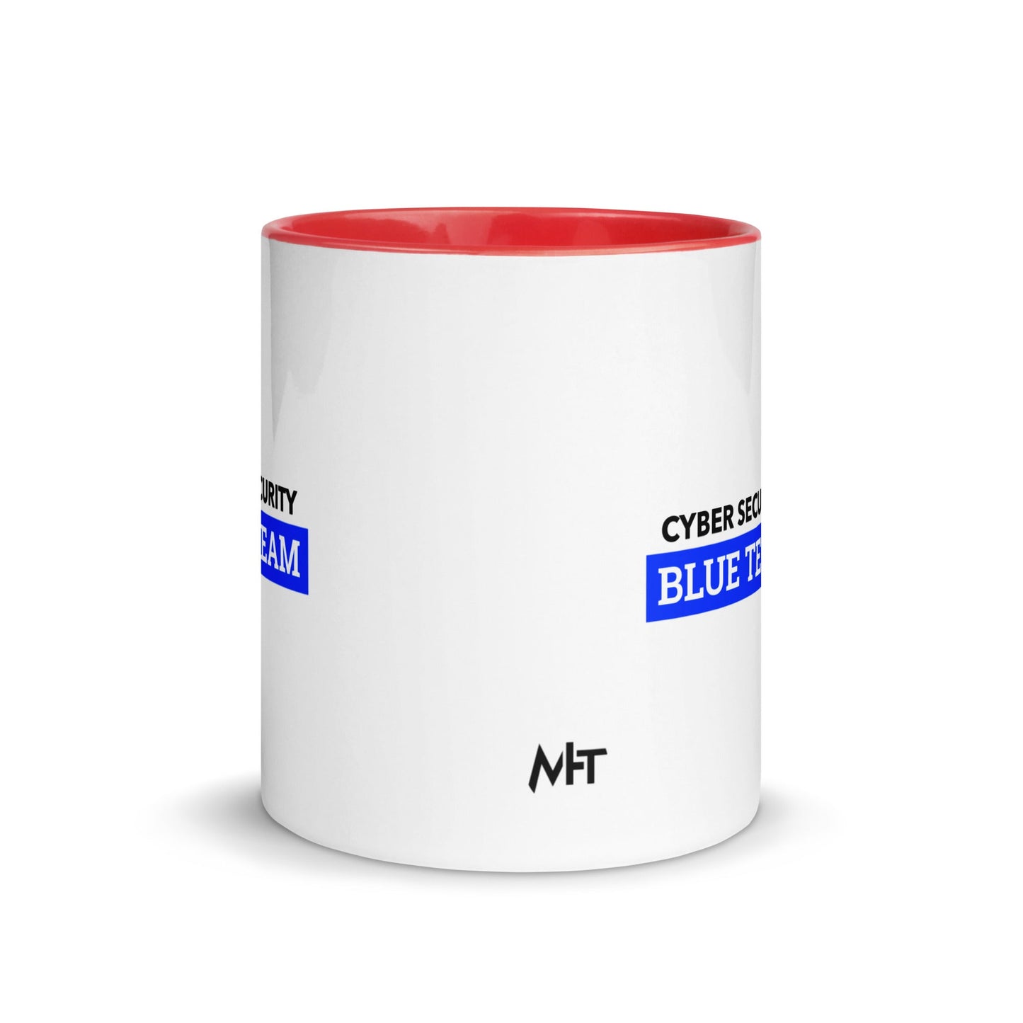 Cyber Security Blue Team V6 - Mug with Color Inside by DarkByteGear