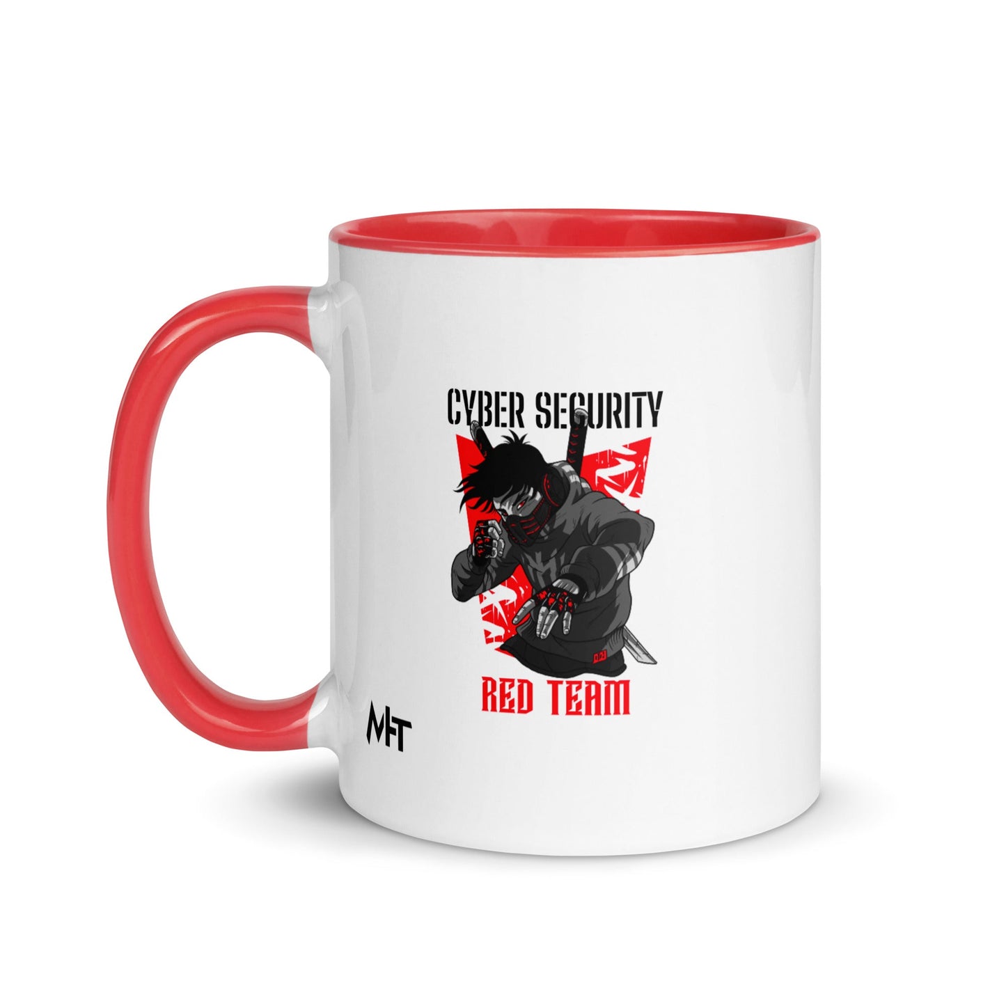 Cyber Security Red Team V3 - Mug with Color Inside by DarkByteGear