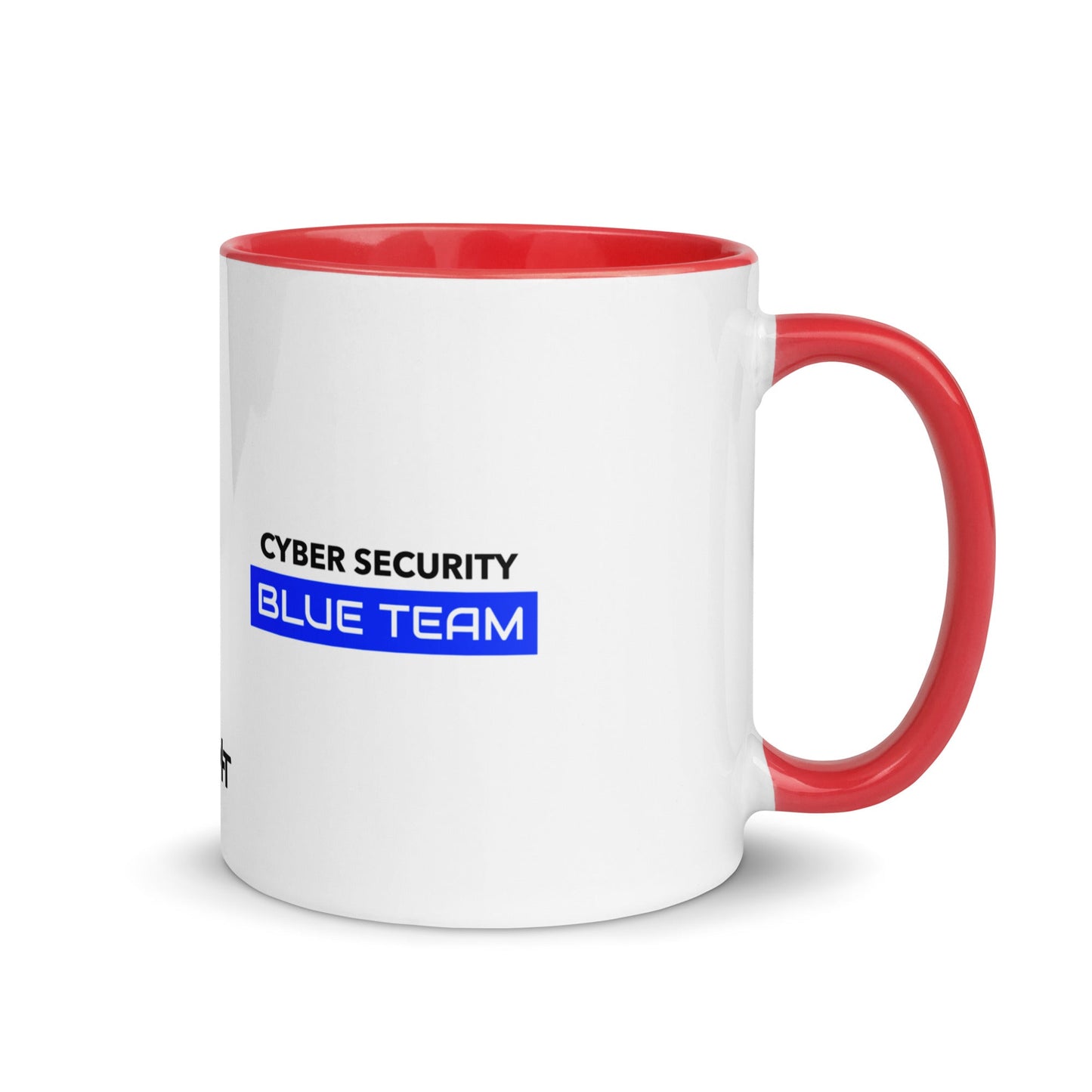 Cyber Security Blue Team V12 - Mug with Color Inside by DarkByteGear