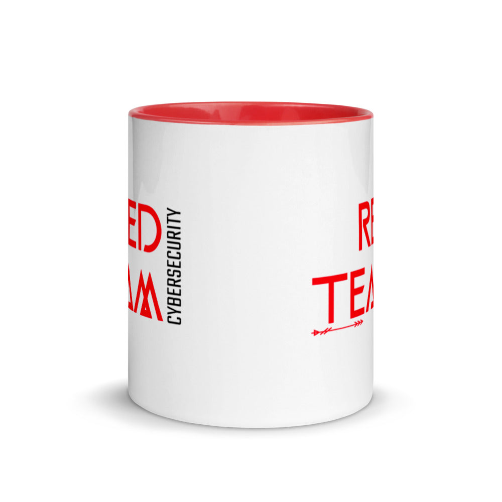 Cyber Security Red Team v4 - Mug with Color Inside by DarkByteGear