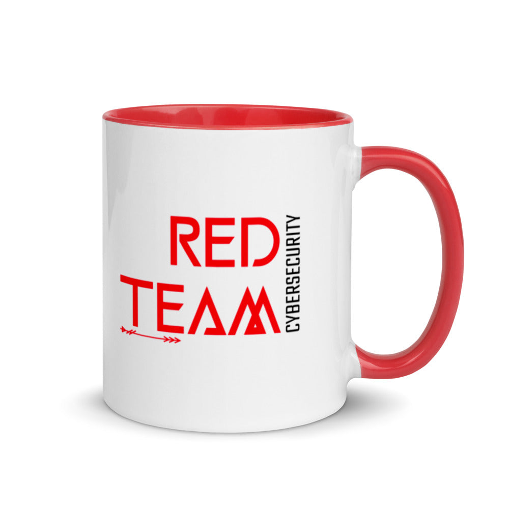 Cyber Security Red Team v4 - Mug with Color Inside by DarkByteGear