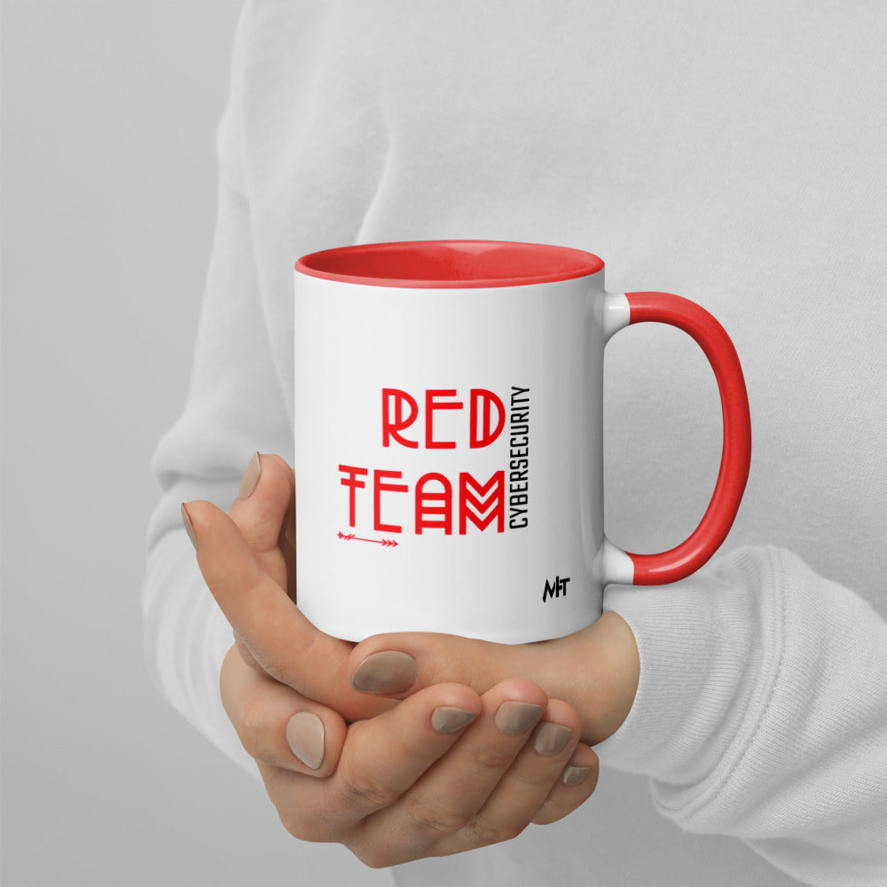 Cyber Security Red Team v5 - Mug with Color Inside by DarkByteGear