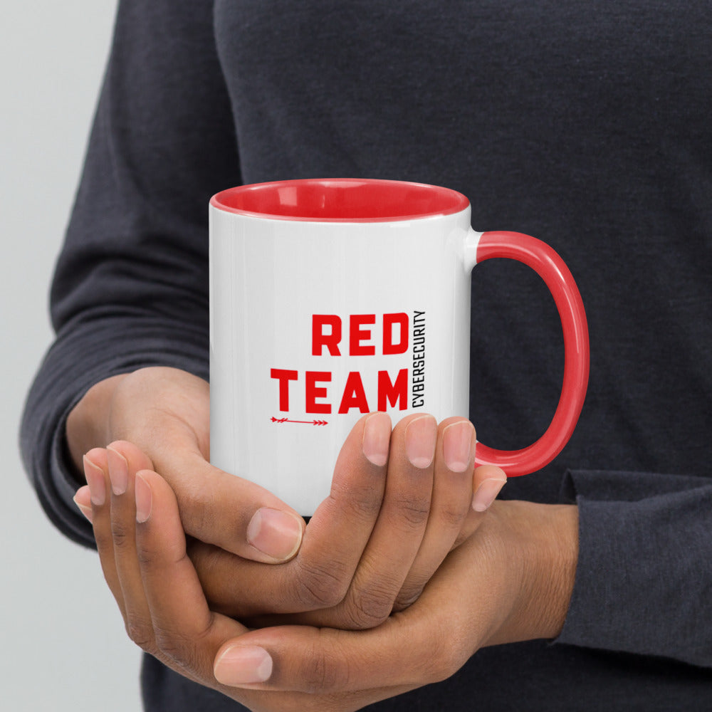 Cyber Security Red Team v7 - Mug with Color Inside by DarkByteGear
