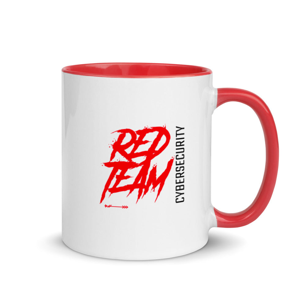 Cyber Security Red Team V10 - Mug with Color Inside by DarkByteGear