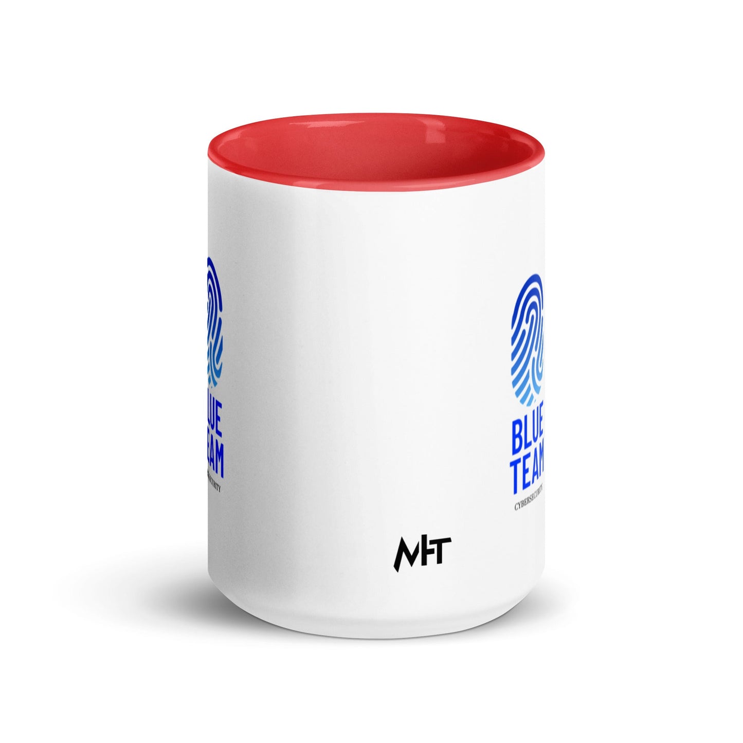 Cyber Security Blue Team V2 - Mug with Color Inside by DarkByteGear