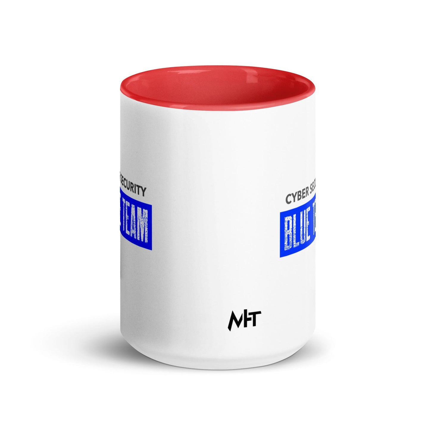 Cyber Security Blue Team V5 - Mug with Color Inside by DarkByteGear