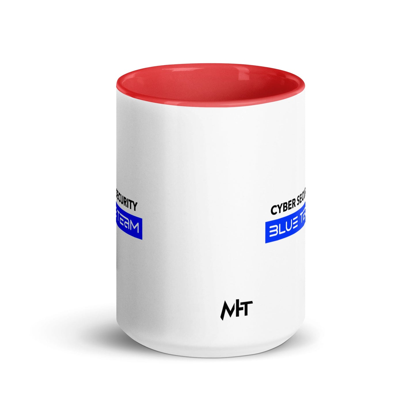 Cyber Security Blue Team V8 - Mug with Color Inside by DarkByteGear