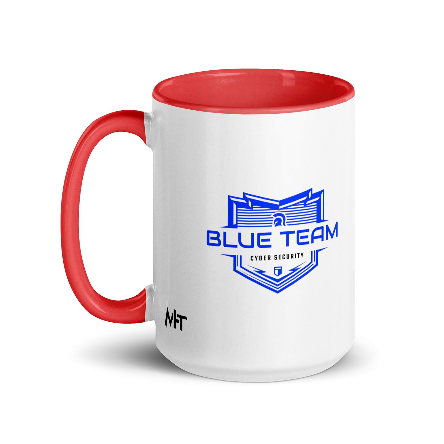 Cyber Security Blue Team V17 - Mug with Color Inside by DarkByteGear