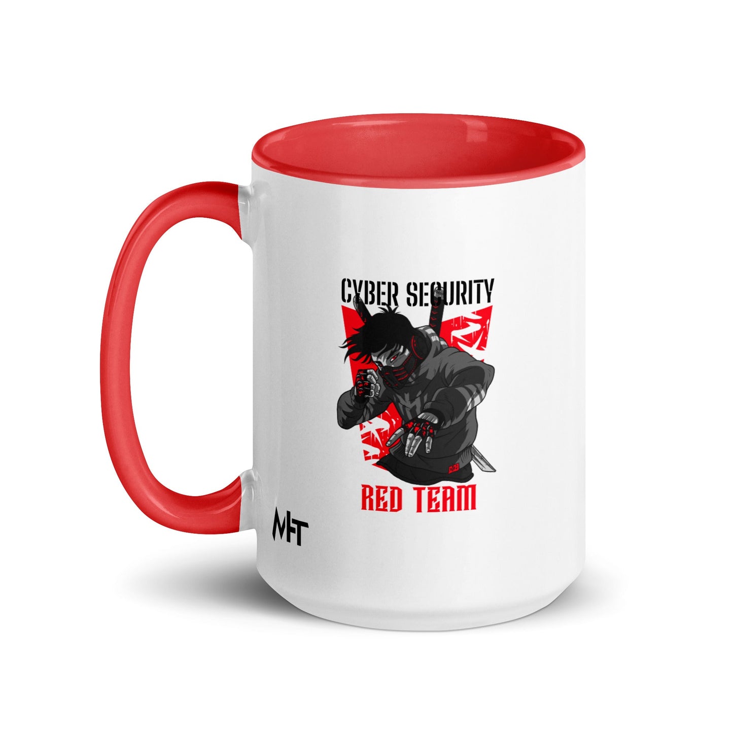 Cyber Security Red Team V3 - Mug with Color Inside by DarkByteGear