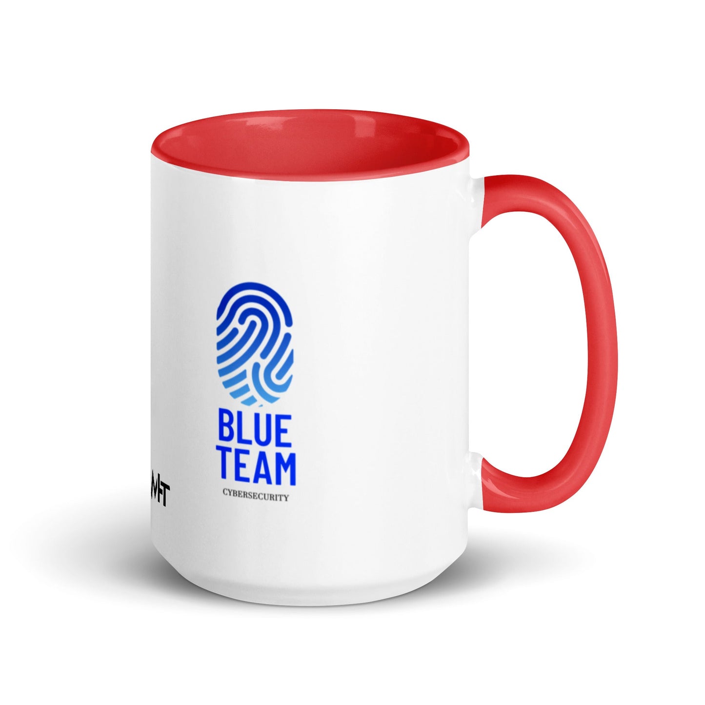 Cyber Security Blue Team V2 - Mug with Color Inside by DarkByteGear