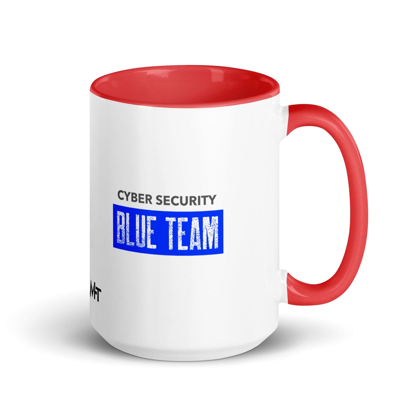 Cyber Security Blue Team V5 - Mug with Color Inside by DarkByteGear