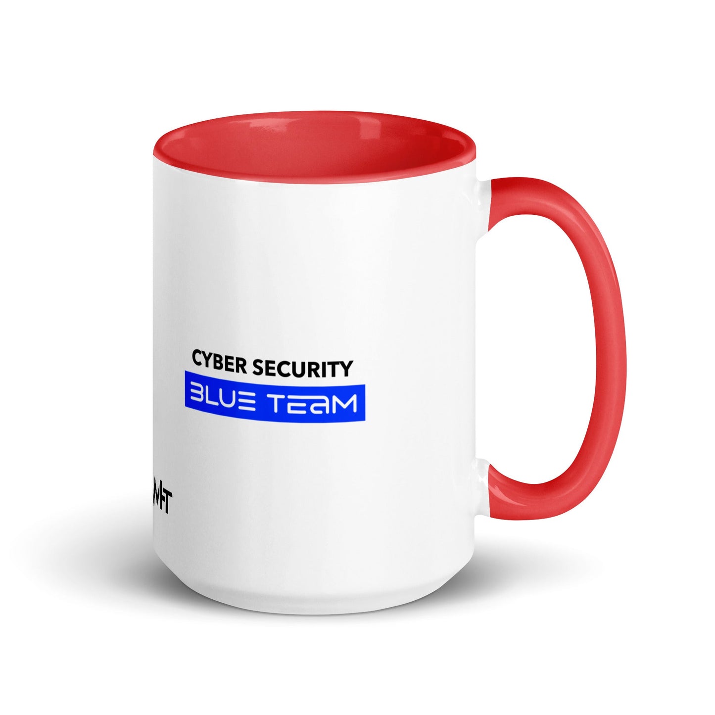 Cyber Security Blue Team V8 - Mug with Color Inside by DarkByteGear