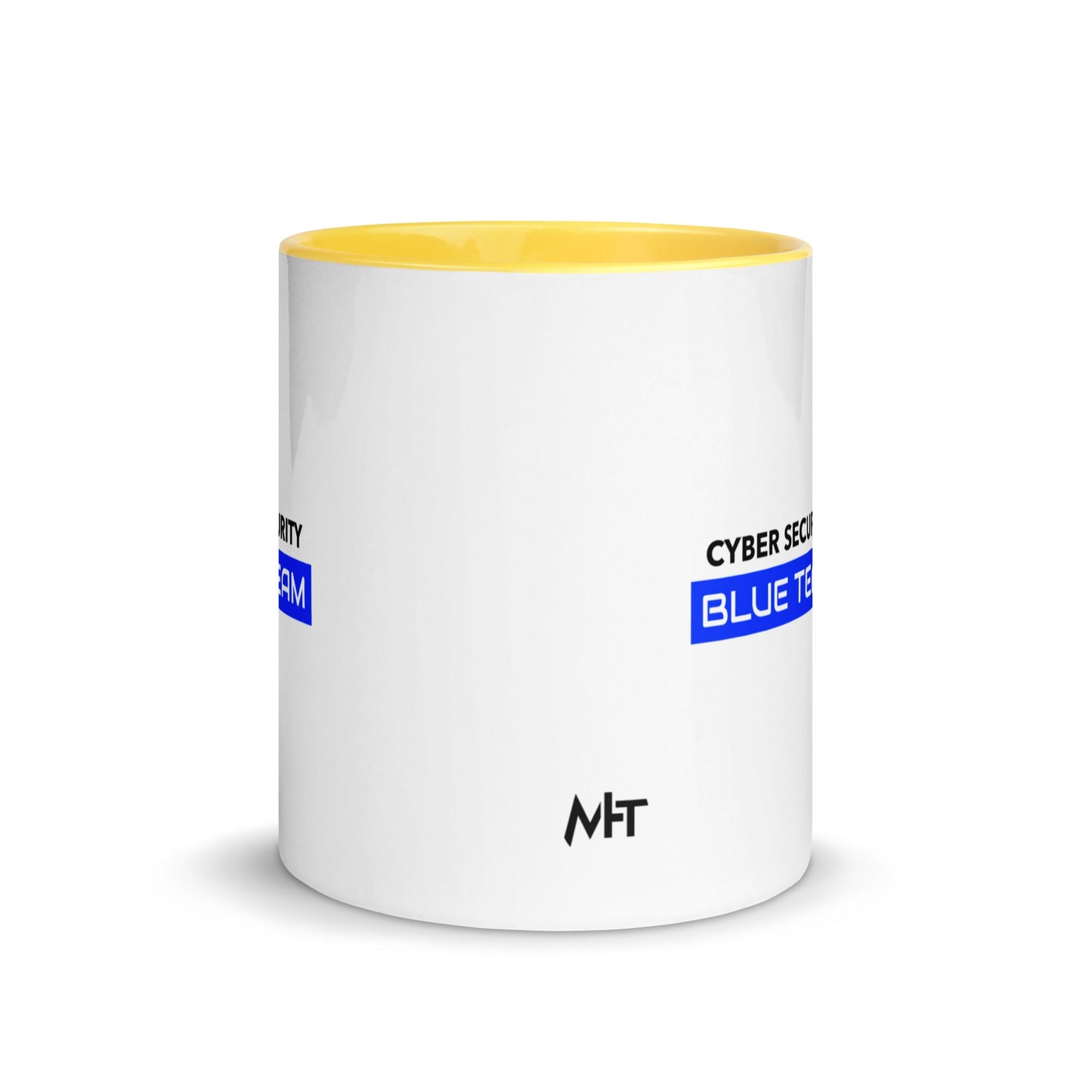Cyber Security Blue Team V12 - Mug with Color Inside by DarkByteGear