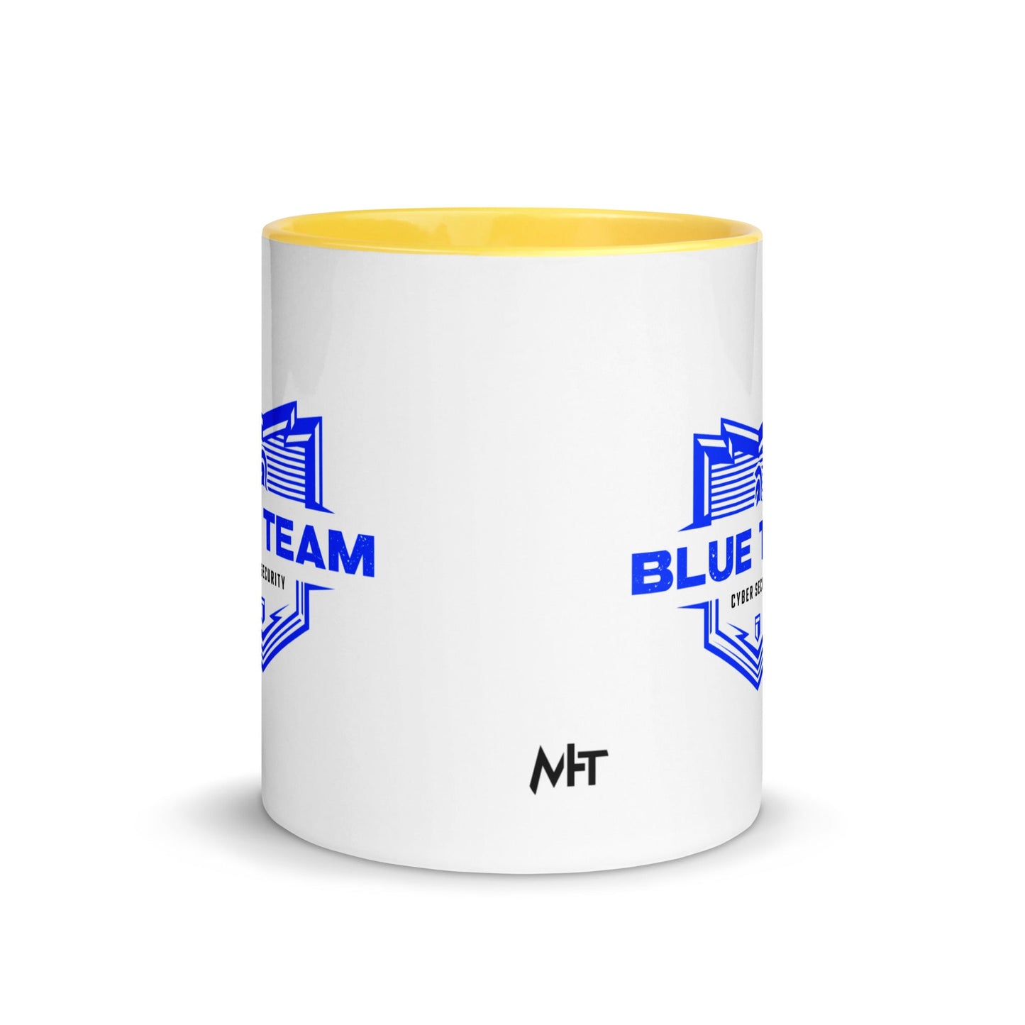 Cyber Security Blue Team V14 - Mug with Color Inside by DarkByteGear