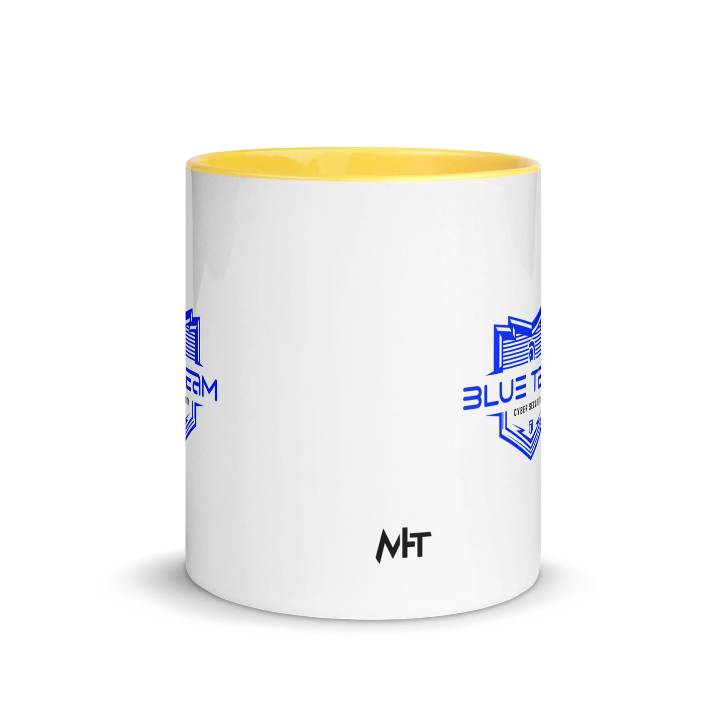 Cyber Security Blue Team V15 - Mug with Color Inside by DarkByteGear
