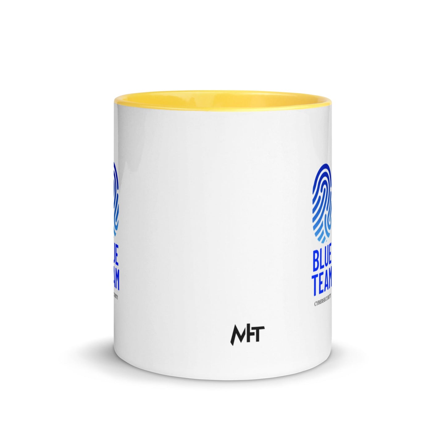 Cyber Security Blue Team V2 - Mug with Color Inside by DarkByteGear