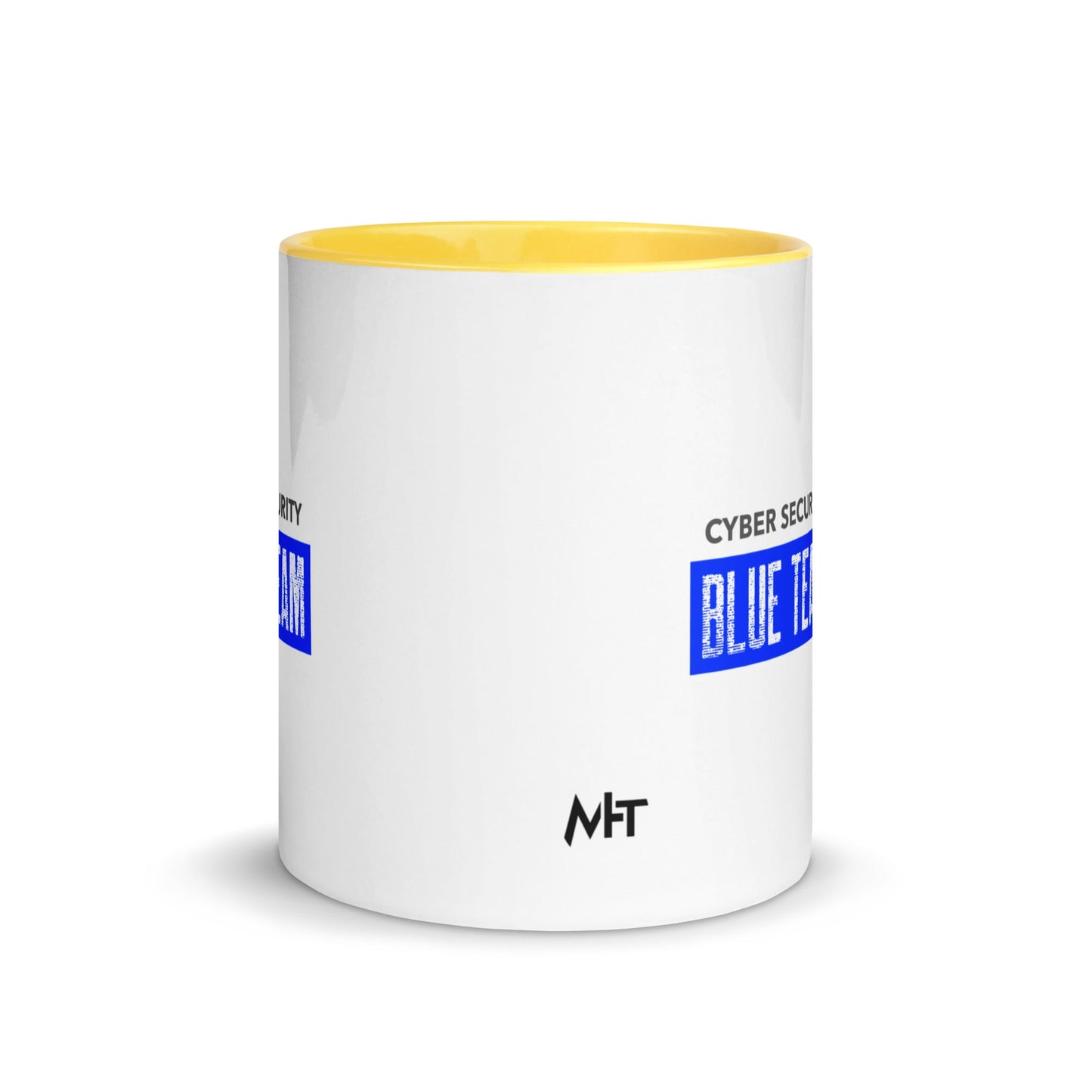 Cyber Security Blue Team V5 - Mug with Color Inside by DarkByteGear