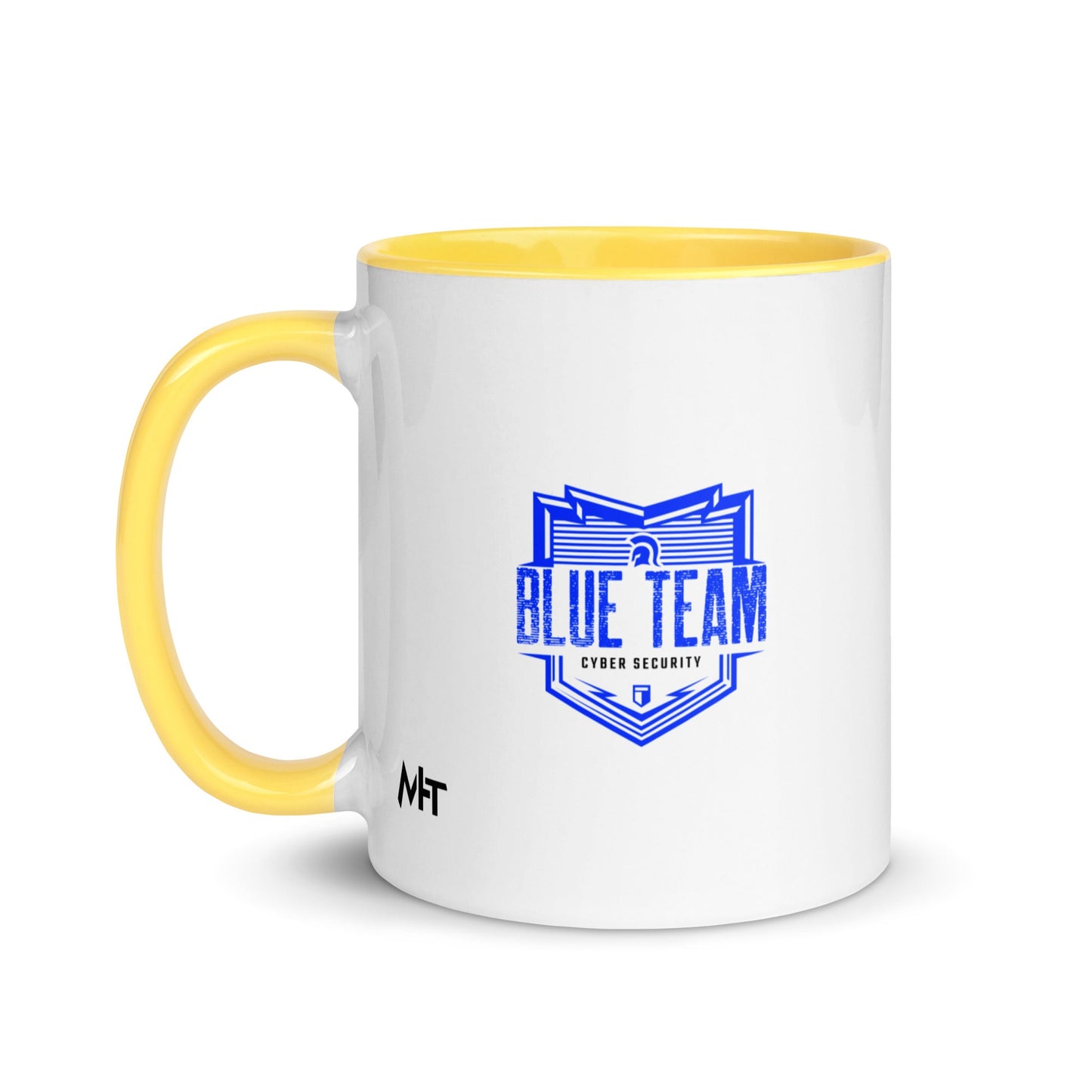 Cyber Security Blue Team V13 - Mug with Color Inside by DarkByteGear