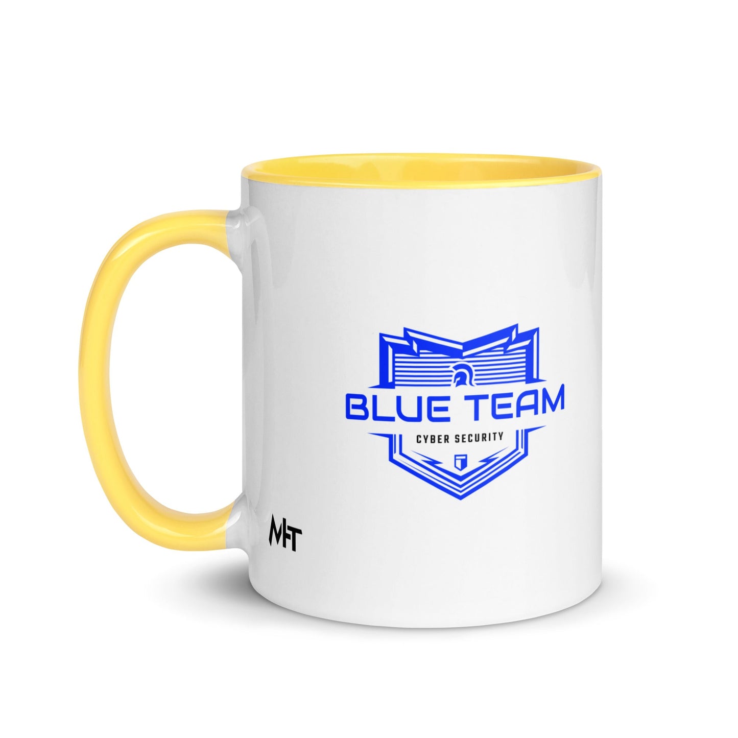 Cyber Security Blue Team V17 - Mug with Color Inside by DarkByteGear