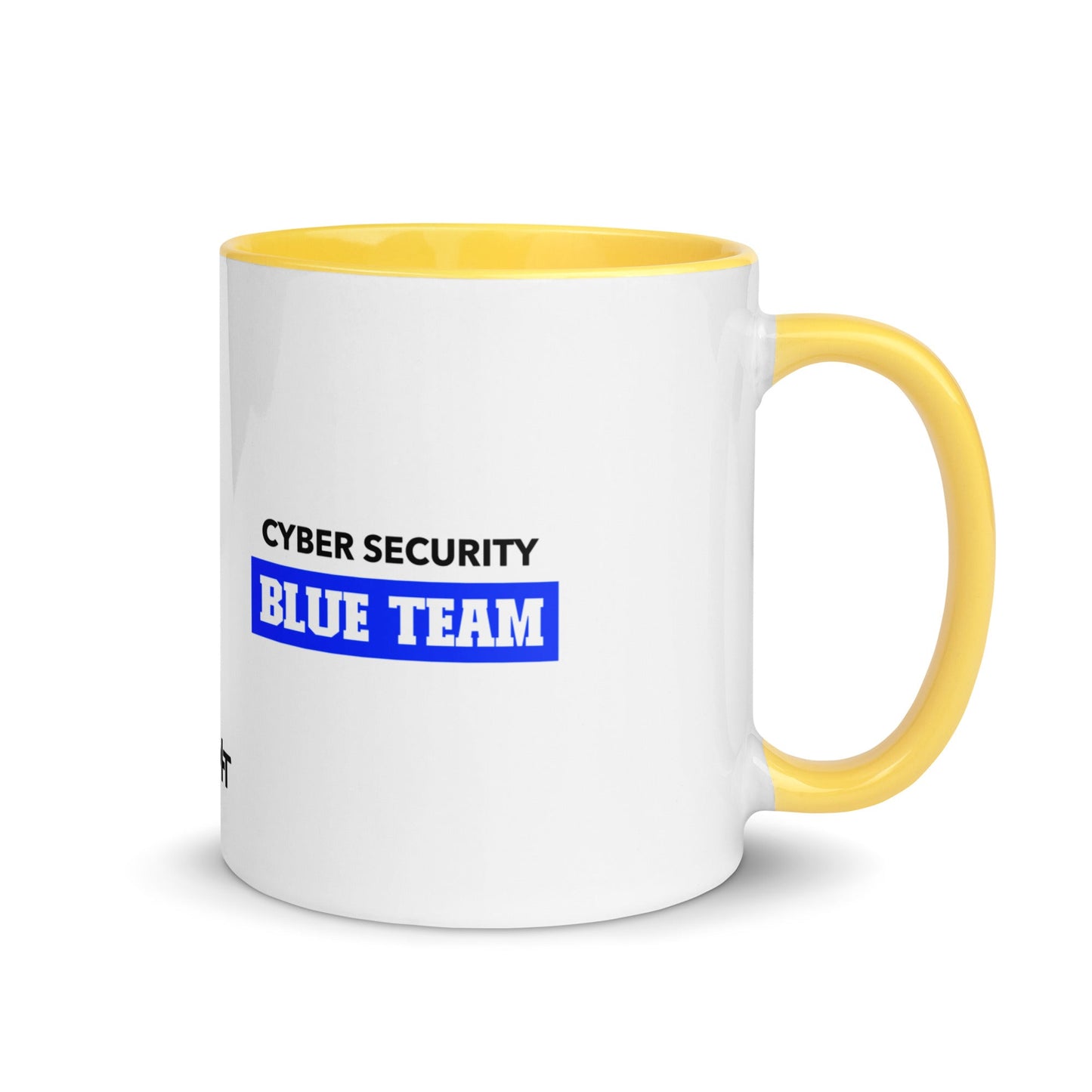 Cyber Security Blue Team V10 - Mug with Color Inside by DarkByteGear