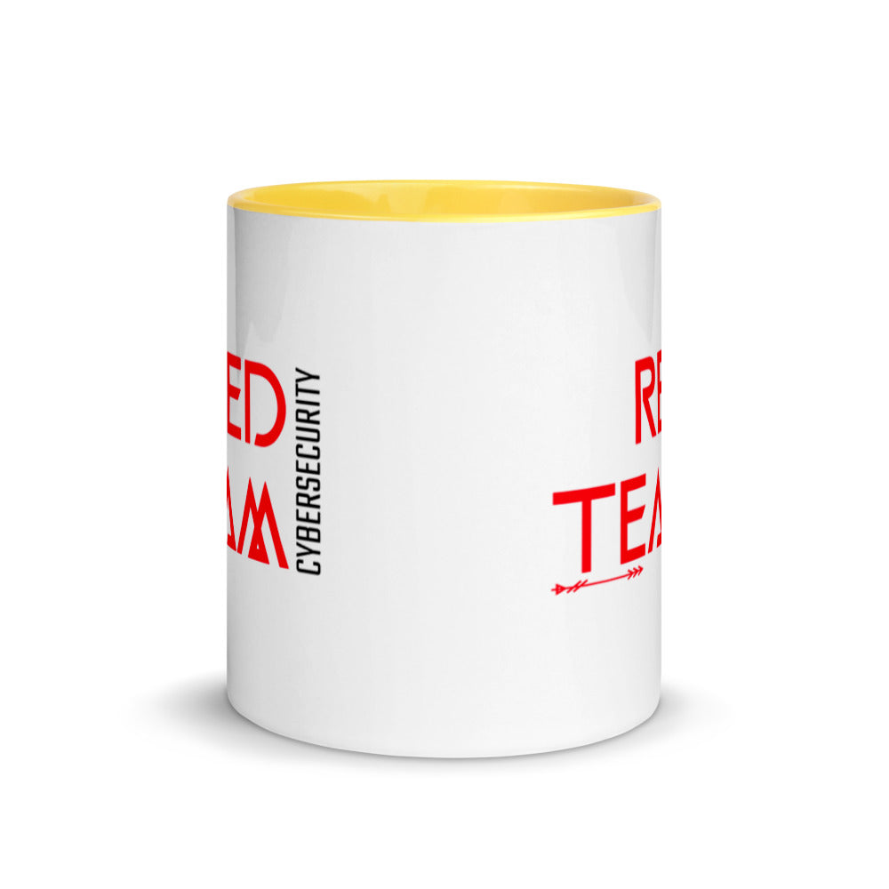 Cyber Security Red Team v4 - Mug with Color Inside by DarkByteGear