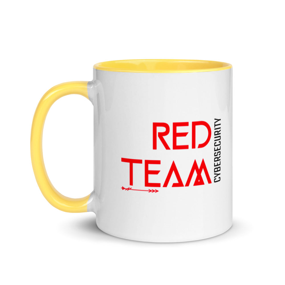 Cyber Security Red Team v4 - Mug with Color Inside by DarkByteGear