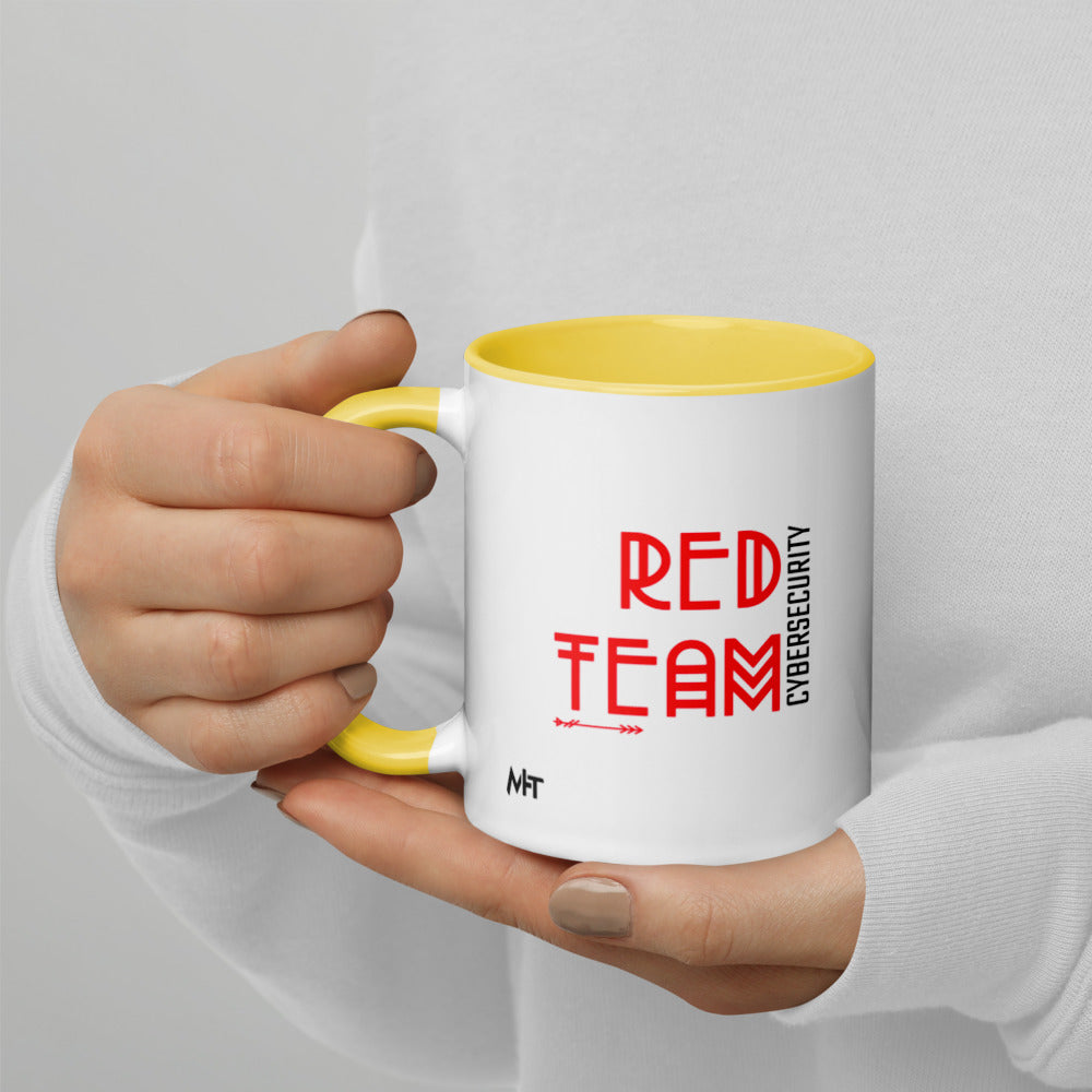 Cyber Security Red Team v5 - Mug with Color Inside by DarkByteGear