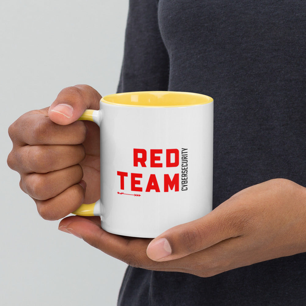 Cyber Security Red Team v7 - Mug with Color Inside by DarkByteGear