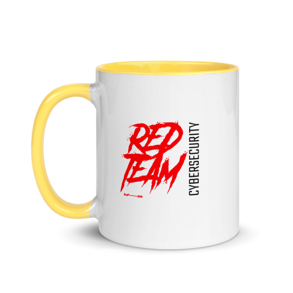 Cyber Security Red Team V10 - Mug with Color Inside by DarkByteGear