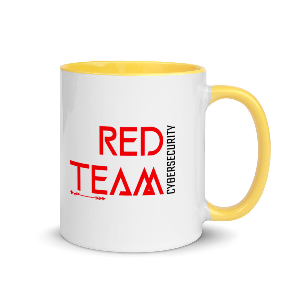 Cyber Security Red Team v4 - Mug with Color Inside by DarkByteGear