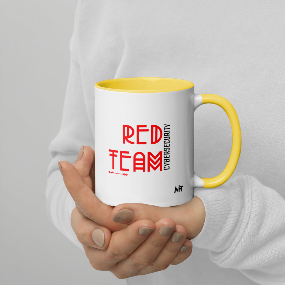 Cyber Security Red Team v5 - Mug with Color Inside by DarkByteGear