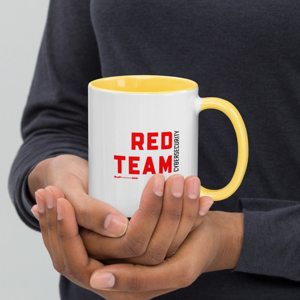 Cyber Security Red Team v7 - Mug with Color Inside by DarkByteGear