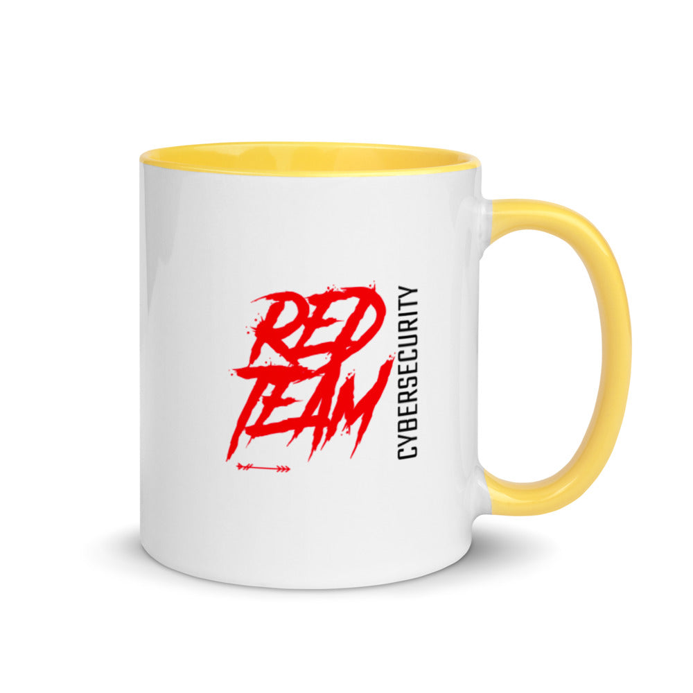 Cyber Security Red Team V10 - Mug with Color Inside by DarkByteGear