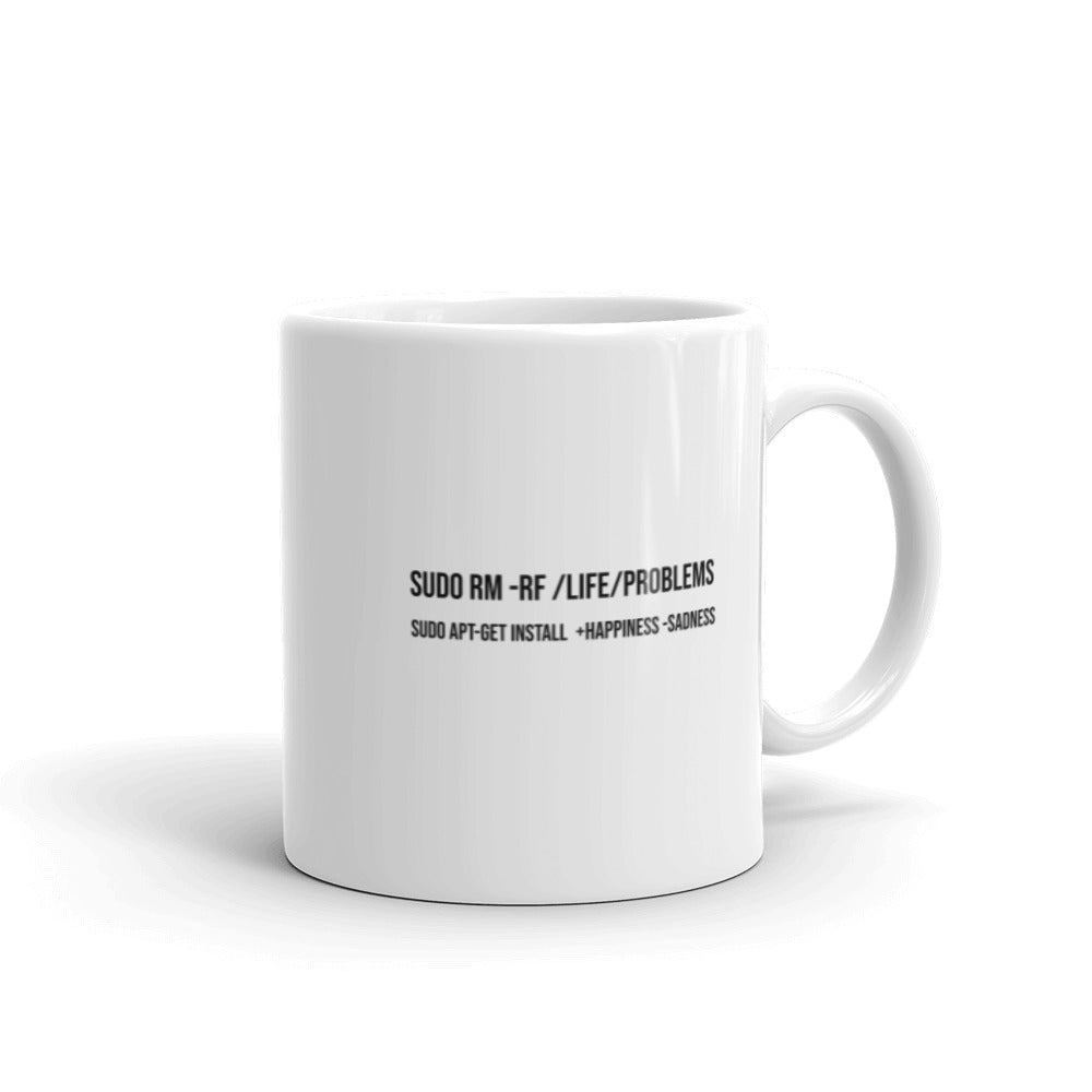 sudo rm -rf lifeproblems - Mug by DarkByteGear
