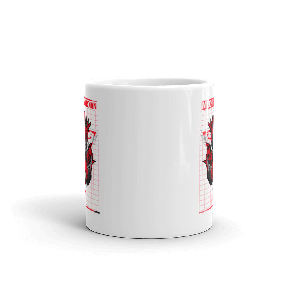 Red Mecha Guardian - Mug by DarkByteGear