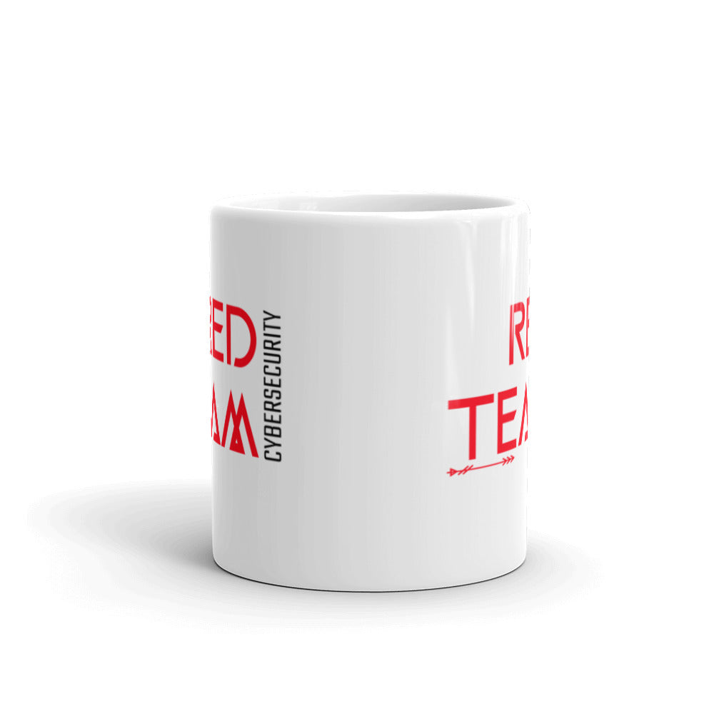 Cyber Security Red Team v4 - White glossy mug by DarkByteGear