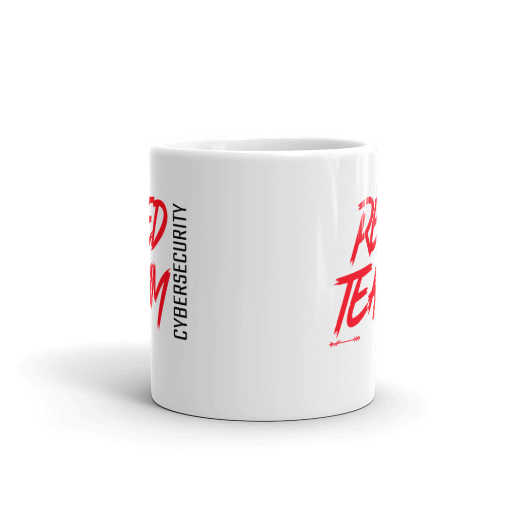 Cyber Security Red Team v6 - White glossy mug by DarkByteGear