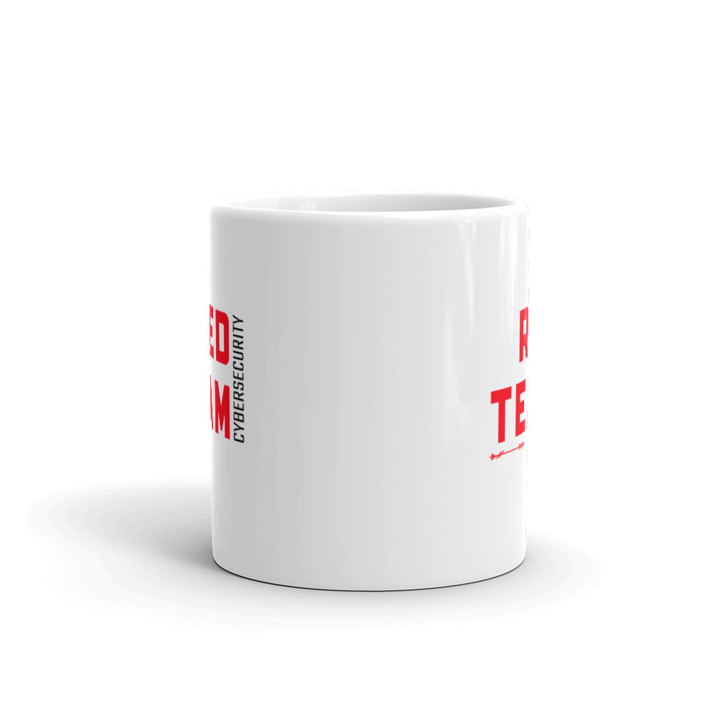 Cyber Security Red Team v7 - White glossy mug by DarkByteGear