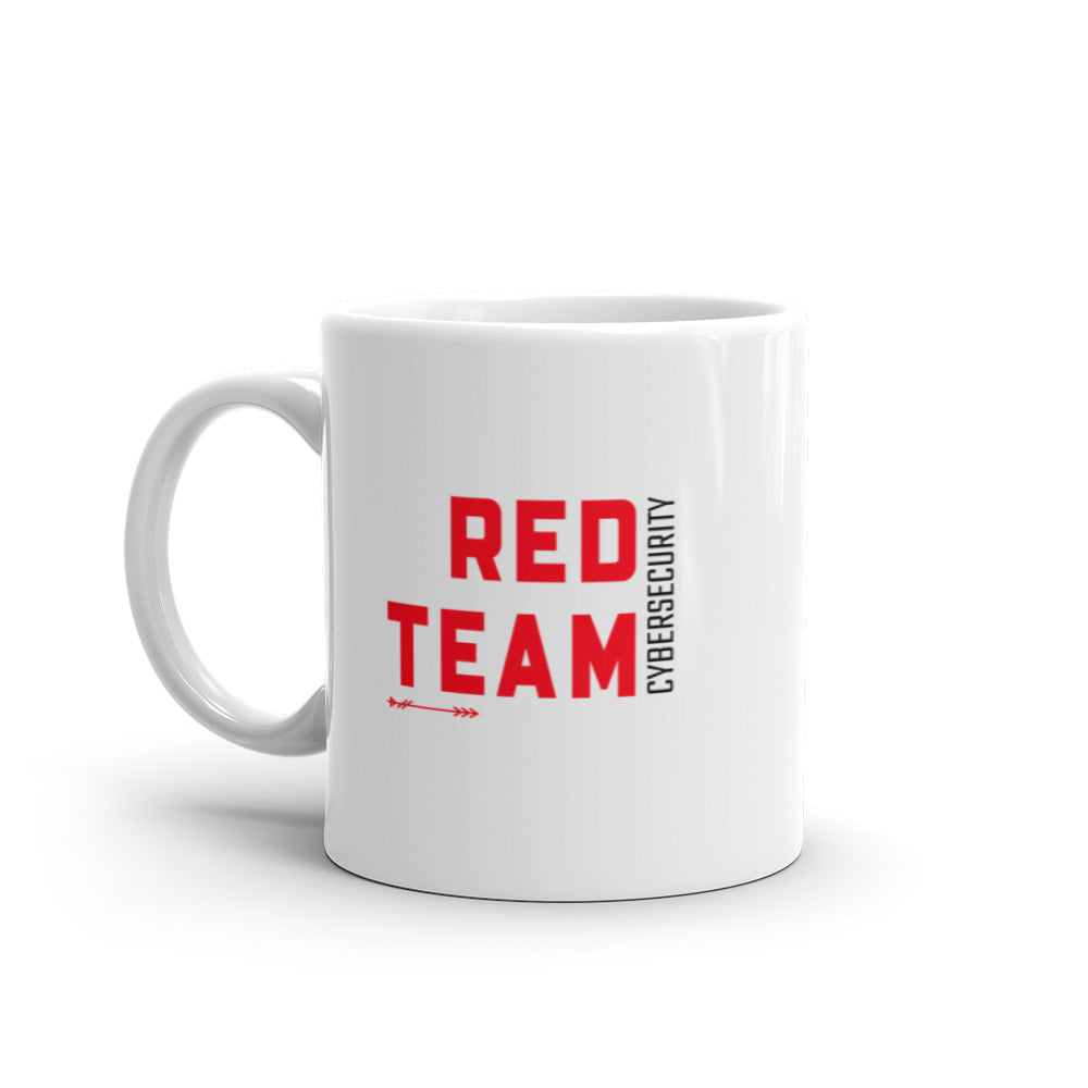 Cyber Security Red Team v7 - White glossy mug by DarkByteGear